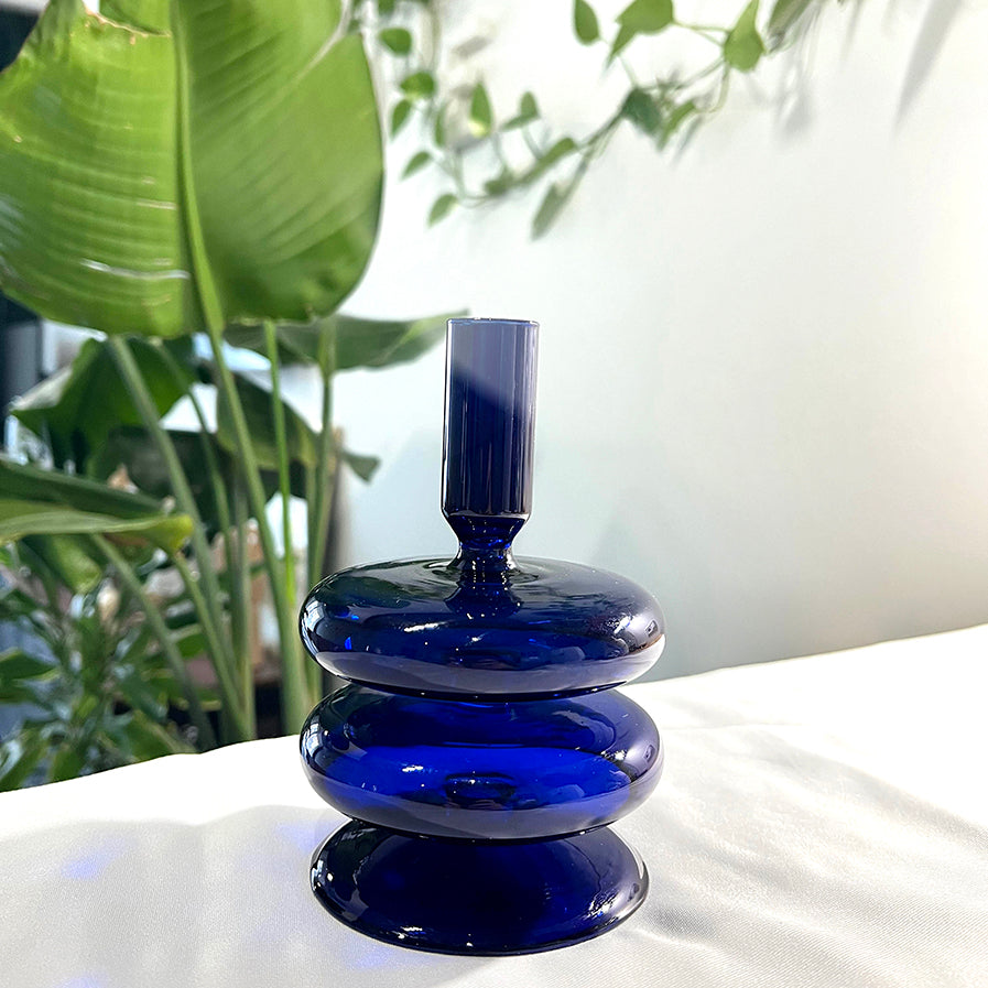 Blue Candle Holder